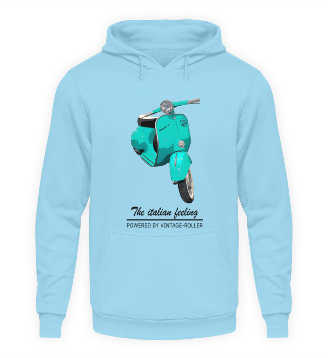 Vespa Hoodie Unisex | "The italian feeling" | himmelblau