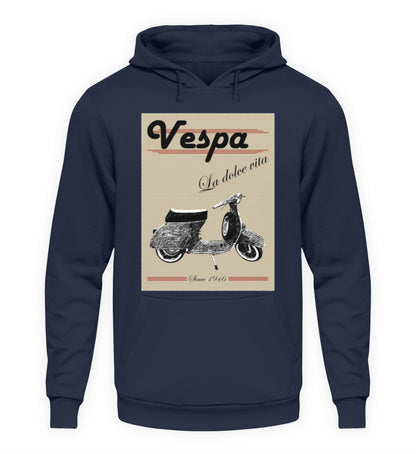 Vespa Hoodie Unisex | "La dolce vita" | navyblau